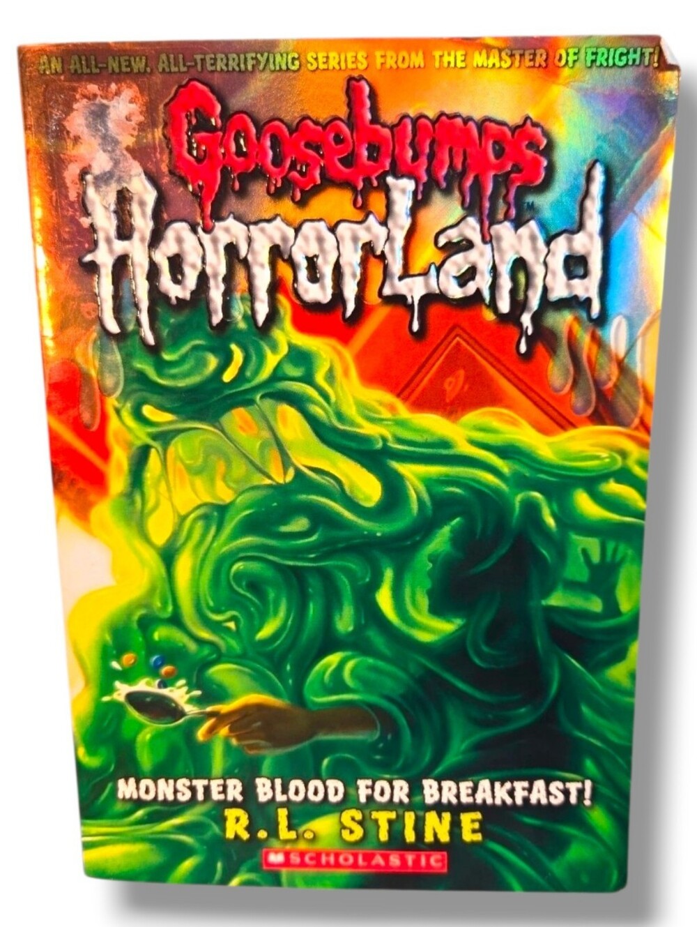 Goosebumps HorrorLand #3 “Monster Blood for Breakfast!” Ex‑Library First Print
